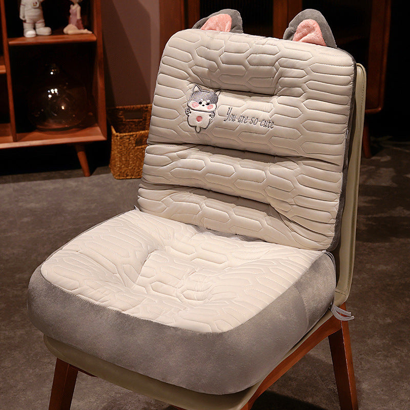 Ice Silk Latex Thickened Cushion Backrest
