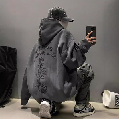 Veloura Suede Hoodie