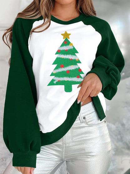 HollyGlow Digital Christmas Sweater
