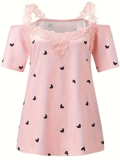 LaceHeart Breeze Tee