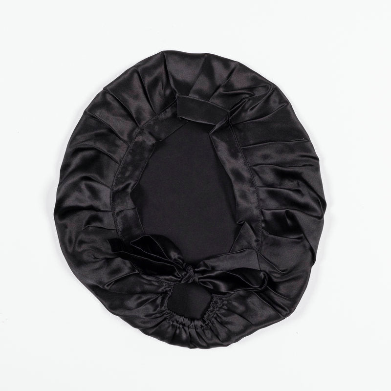 Women's Solid Color Hair Care Silk Nightcap