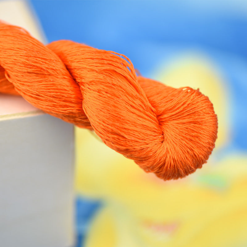 Hand-embroidered Silk Thread Tangled