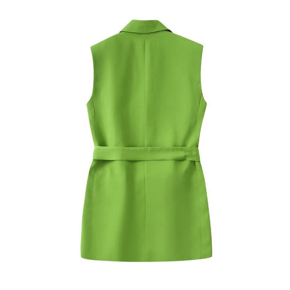 Valencette Belted Vest Set