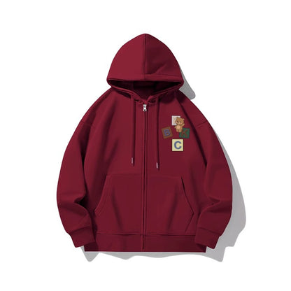 MélangeEase Zipper Cardigan