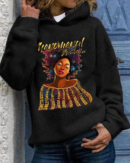 CharmKnit Printed Hoodie