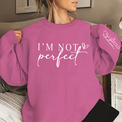 GlobalChic Letter Sweater