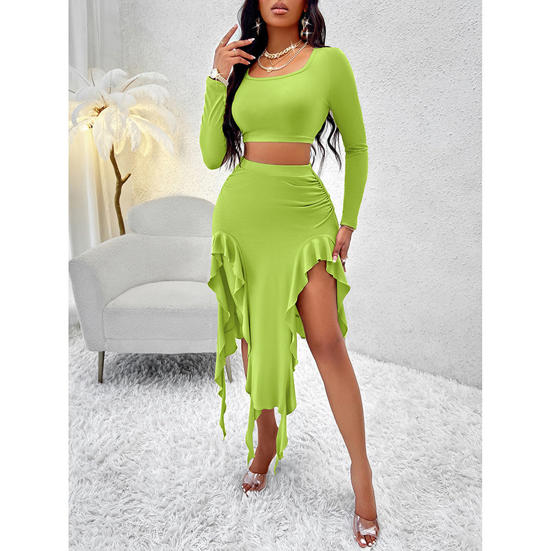 Soleira Nights Ruffle Skirt Set