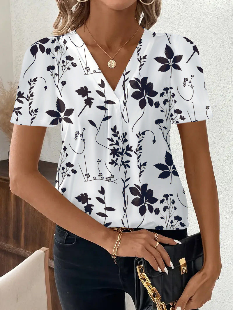 PrintMuse V-Neck Top