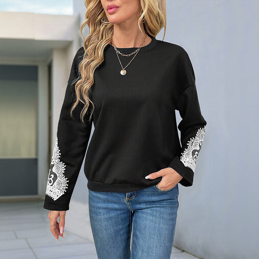 LaceWhisper Pullover