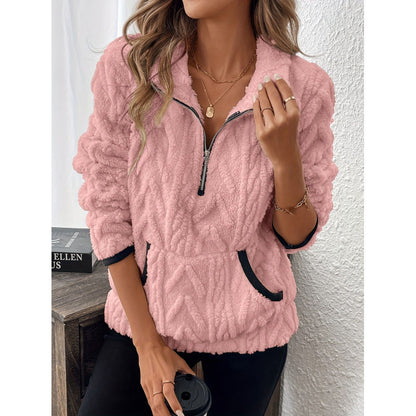 PlushTone Half-Zip Sweater