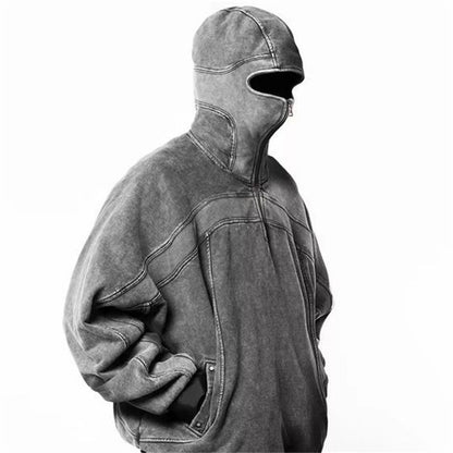 PatchVibe Retro Zipper Sweater