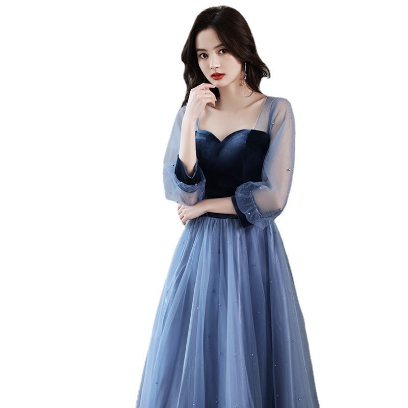 Velour Éclat Gown