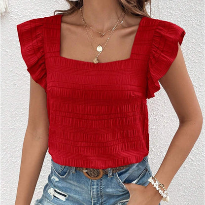 Solavie Ruffle Charm Top