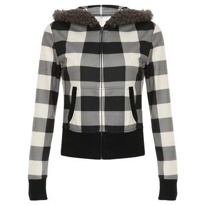 FrostFall Fur-Collar Hooded Coat
