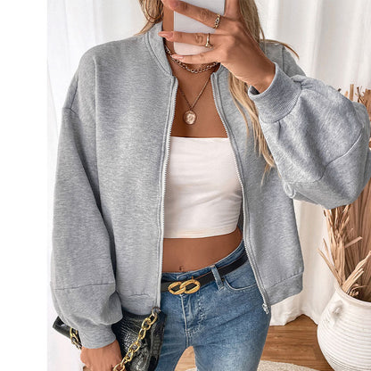 CozyCrop Hoodie Cardigan