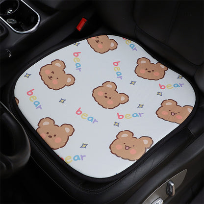 Love Bear Ice Silk Car With Single Piece Cushion