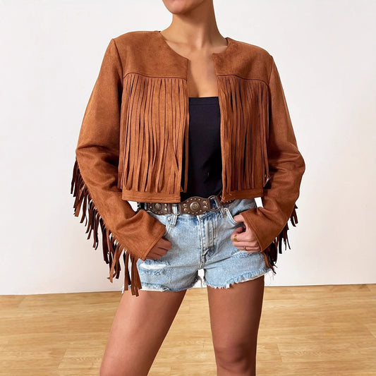 Breezora Retro Tassel Jacket