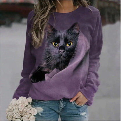 Purrfect Charm 3D Sweater