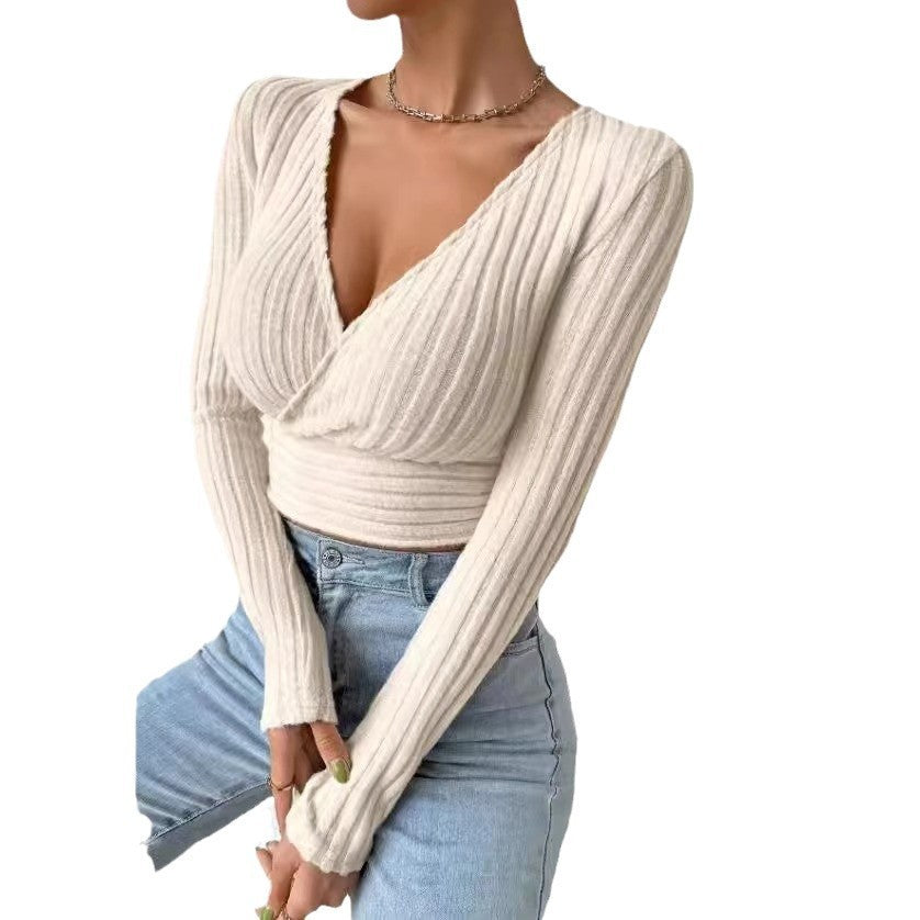 VelviVibe Deep V Knit