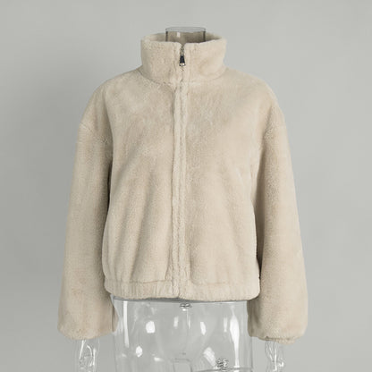 : FrostEase™ Zipper Fur Jacket