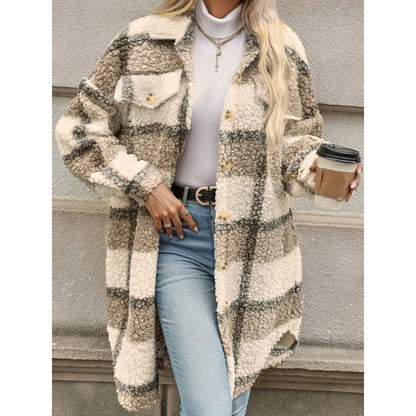 ModaBlock Plaid Padded Jacket