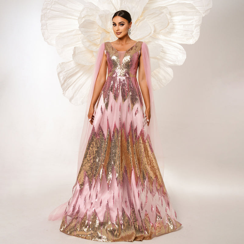 Luna Veil Grandeur Gown
