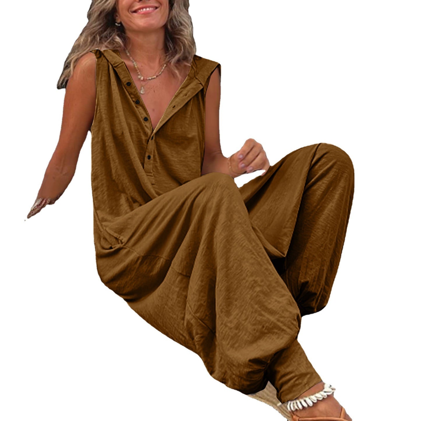 UrbanEase Hooded Jumpsuit
