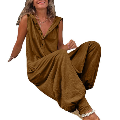 UrbanEase Hooded Jumpsuit