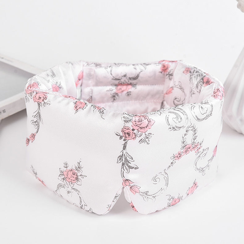 Silk Sleeping Eye Mask Velcro Double-sided Silk