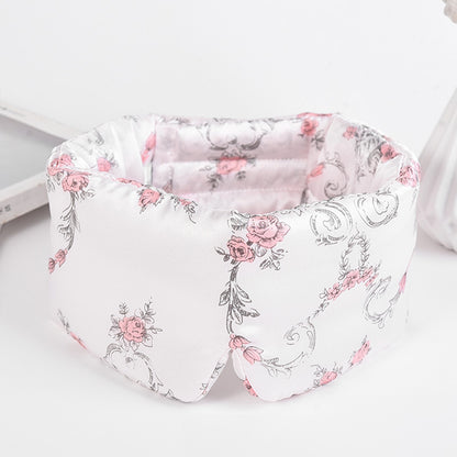 Silk Sleeping Eye Mask Velcro Double-sided Silk