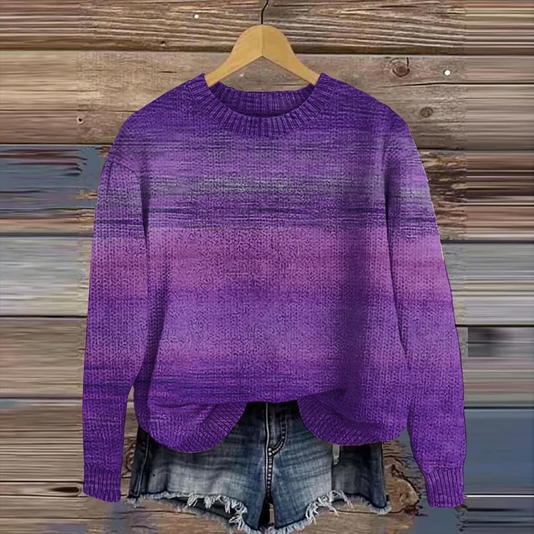 PrintEase Casual Knit