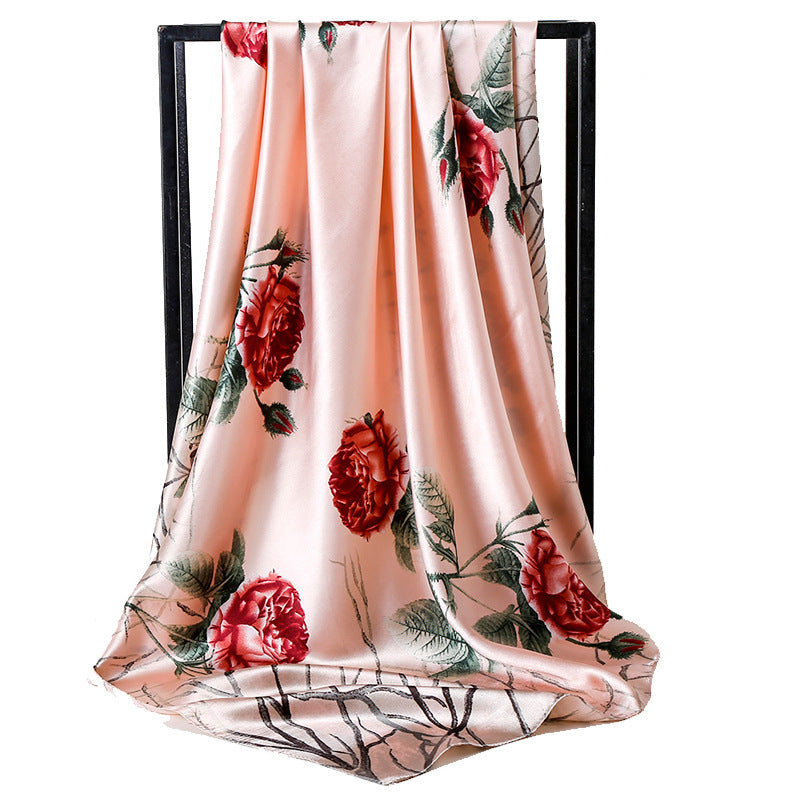 Spring And Autumn All-match Chiffon Silk Sunscreen Shawl