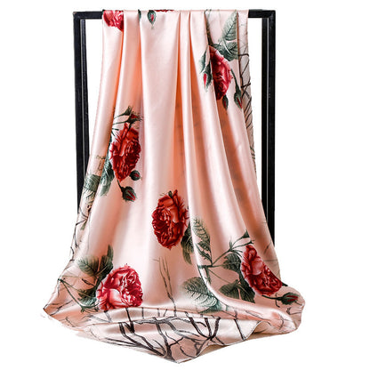 Spring And Autumn All-match Chiffon Silk Sunscreen Shawl