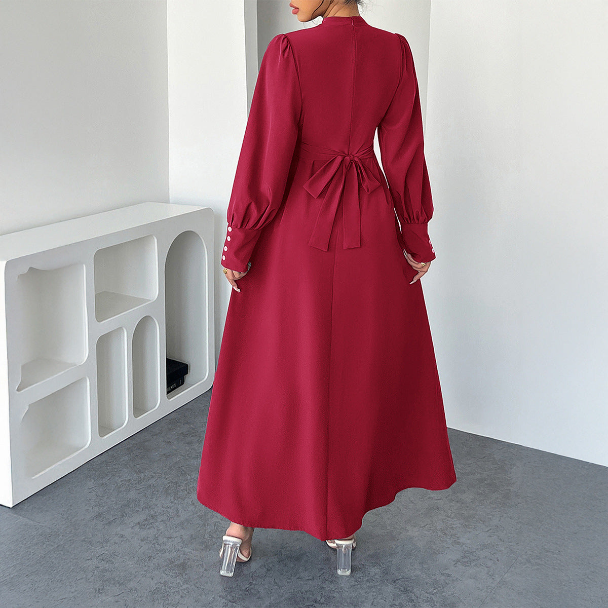 Calira High-Waist Holiday Dress