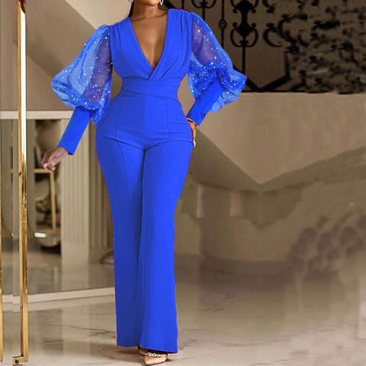 SheerÉclat™ MeshLine Jumpsuit