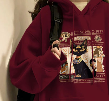 Hoodie Women Autumn And Winter Fashion Fashion Plus Cashmere Is Slimming Shoulders