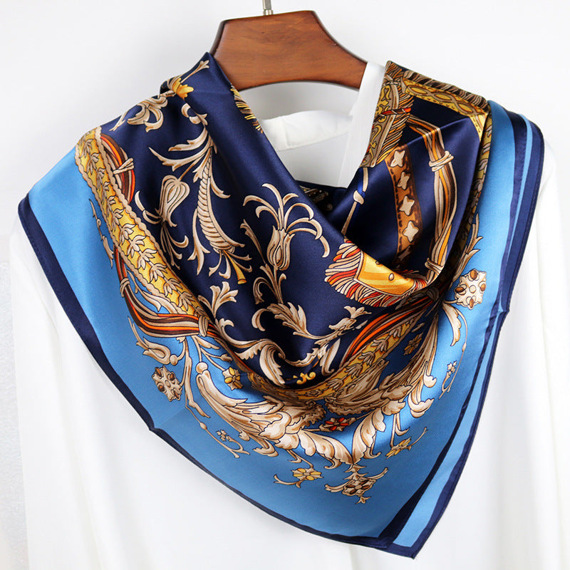 Ladies Middle-aged High-end Silk Scarf