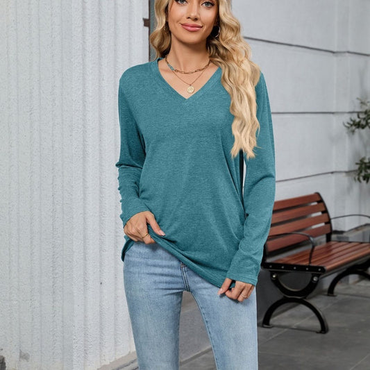 EaseVibe V-Neck Pullover