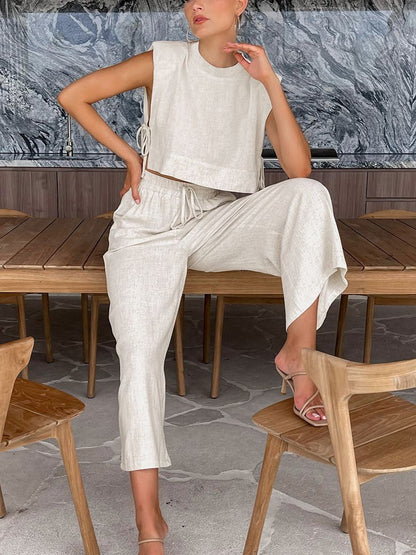 Linéa Solé Cotton-Linen Set