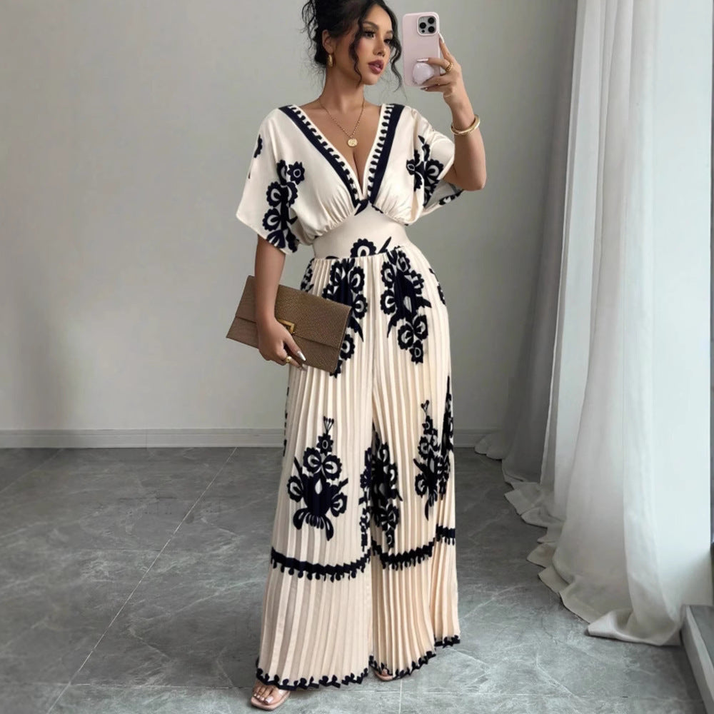Lazara Print Jumpsuit
