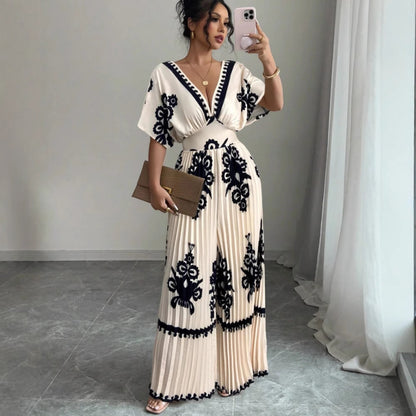 Lazara Print Jumpsuit
