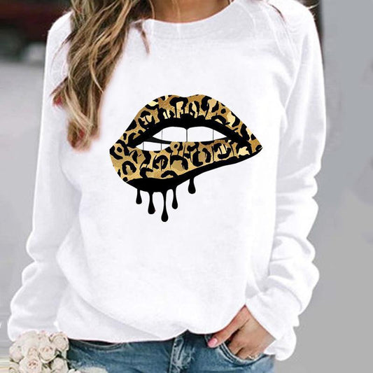 XINGX Graphic Charm Round Neck Sweater