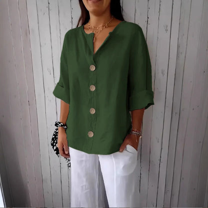 The BreezyVerve V-Neck Top