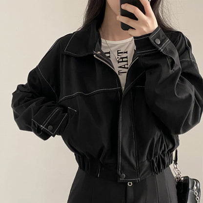 RetroLuxe Drawstring Polo Coat