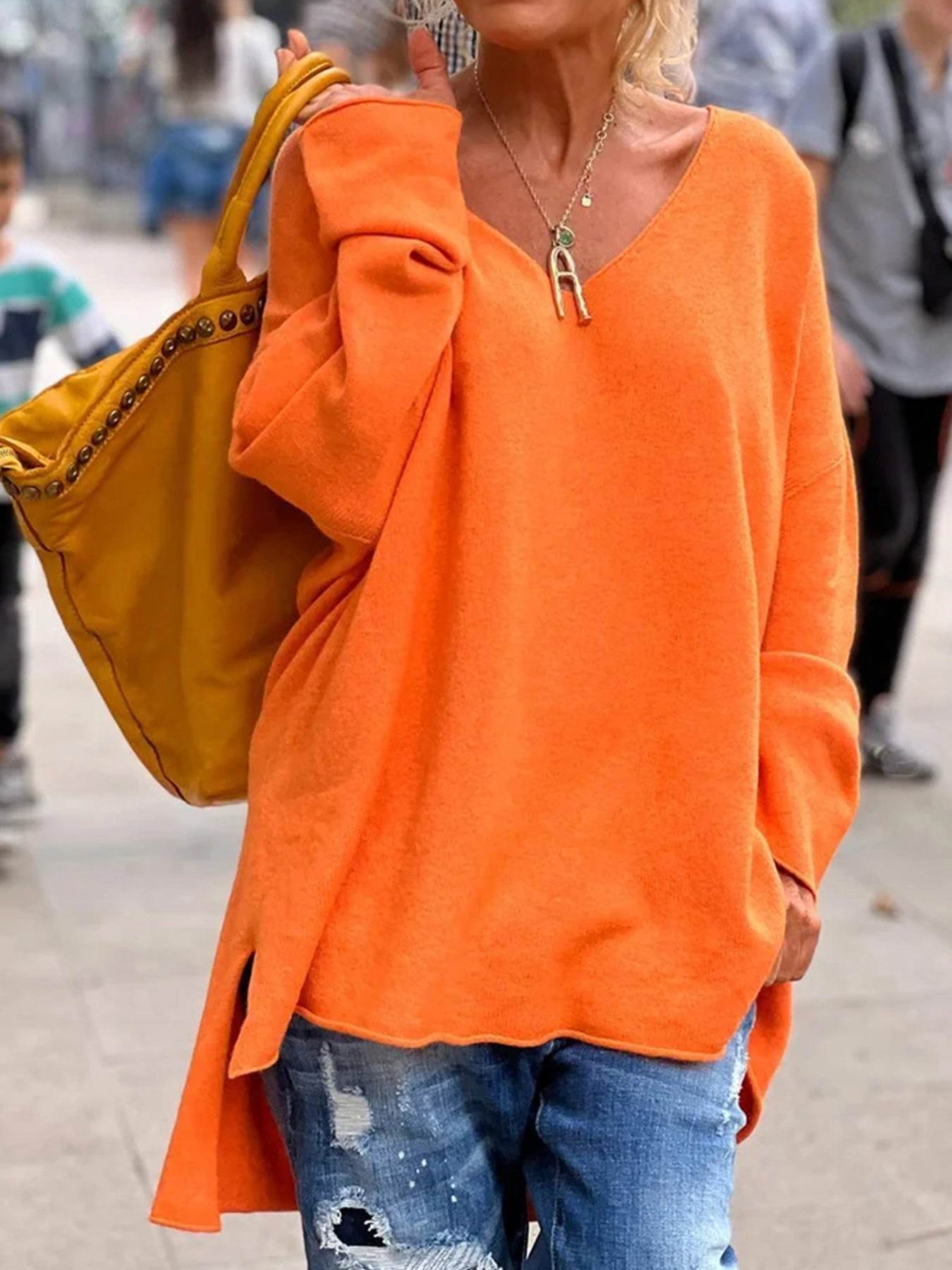 EaseLoom V-Neck Top