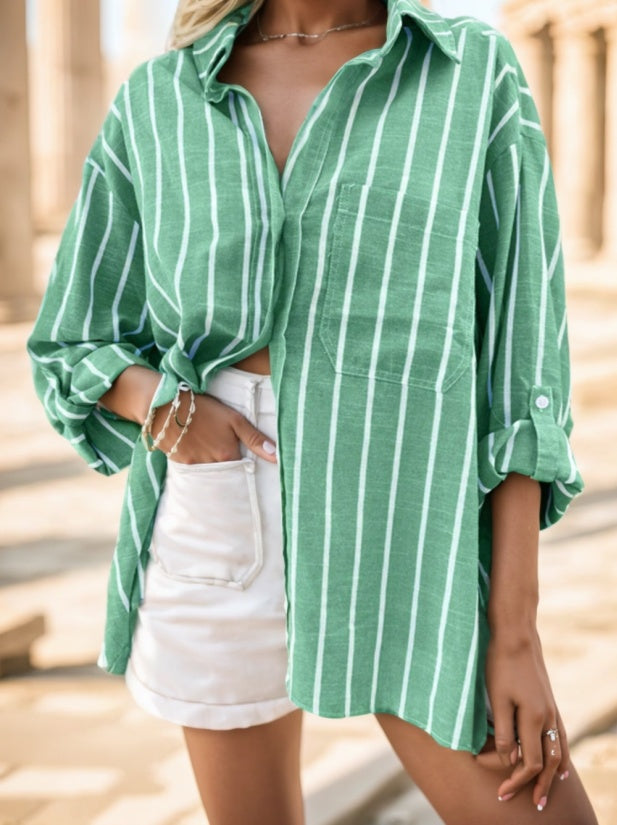 Stravelle Stripe Blouse