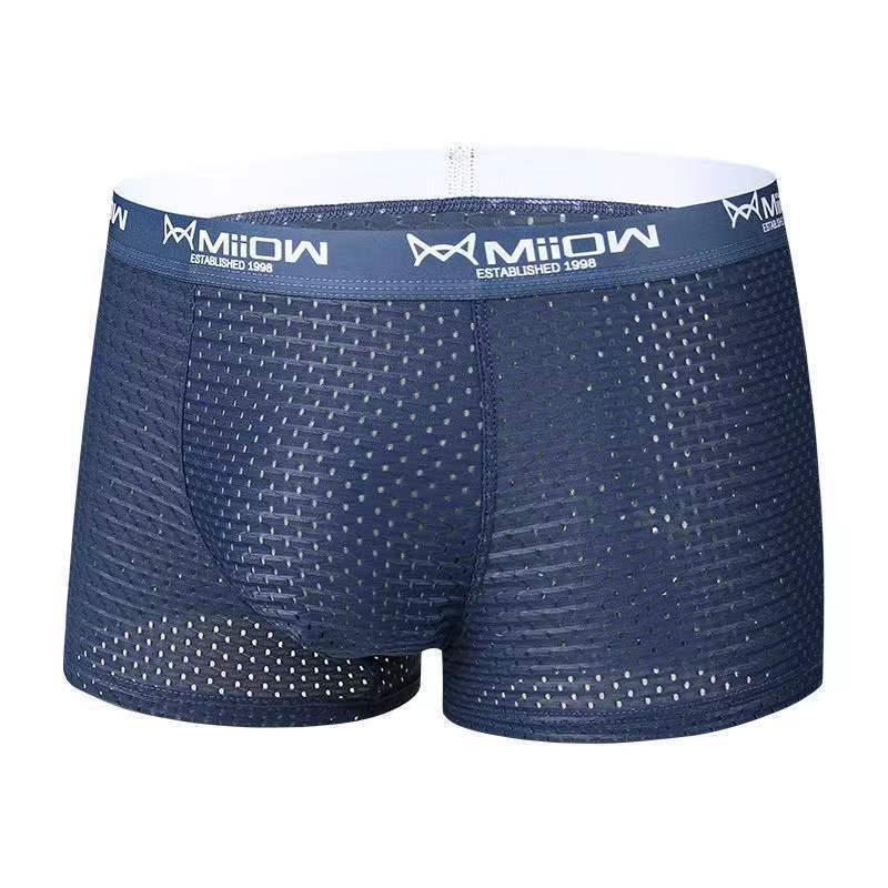 Home Fashion Men's Ice Silk Boxer Pants