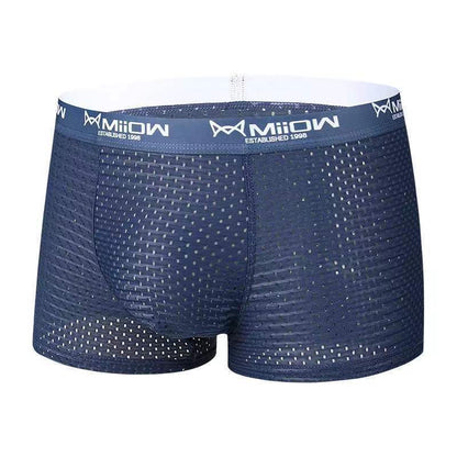 Home Fashion Men's Ice Silk Boxer Pants