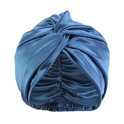 Popular Imitation Silk Double-layer Night Caps