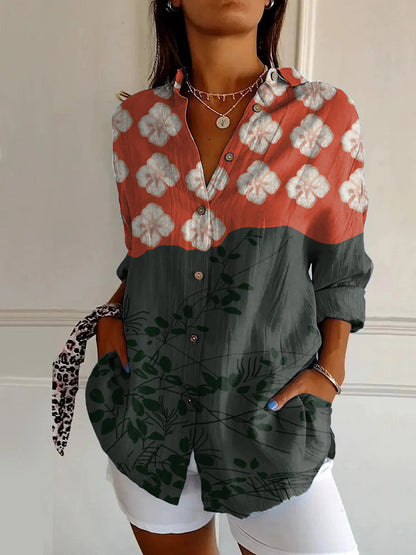 The FloraLuxe 3D Bloom Shirt